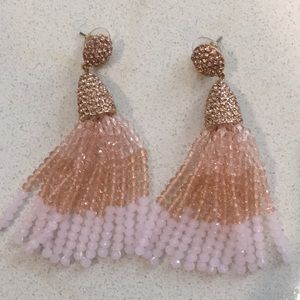 Bauble bar gem piñata tassel earrings